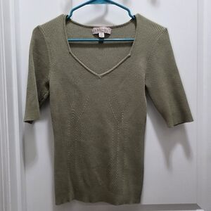 Philosophy green sweater top